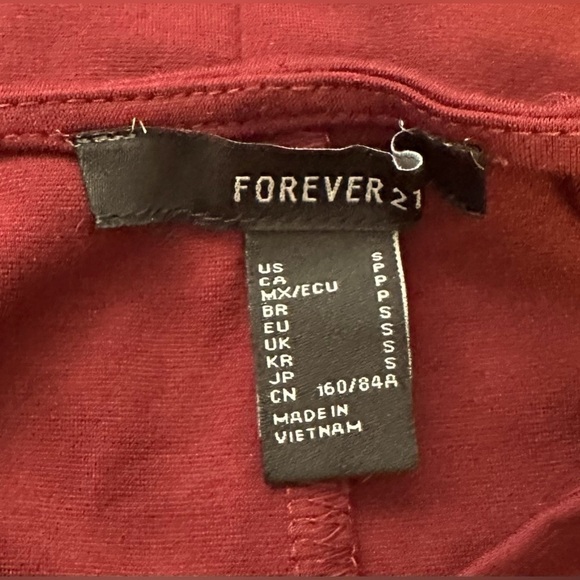 Forever 21 Short Spaghetti Strap Dress with Cutout Holes in Front, Size Small - Picture 2 of 8